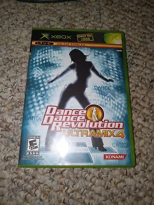 Cib Dance Dance Revolution Ultra Mix 4 Microsoft Xbox Video Game Complete In Box • $11