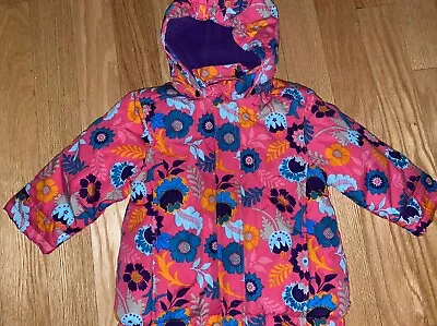 NEW Me Too Girls Puffer Floral Jacket Size 2Y/ 92cm • $29.98