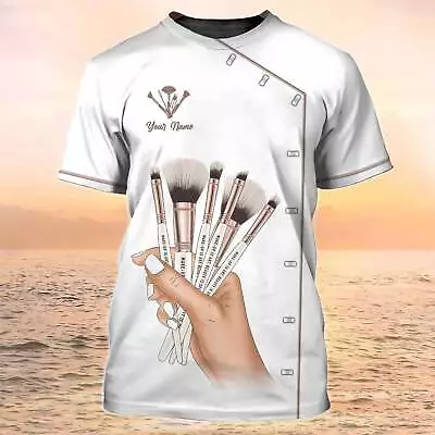 Makeup Artist Custom Makeup Tools Beautician Uniform 3D T-SHIRT BEST PRICE • $23.30