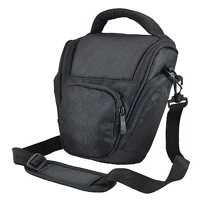 Camera Shoulder Bag Case For Nikon D5500 D5300 D5200 D5100 D3400 (Black) • £24.99