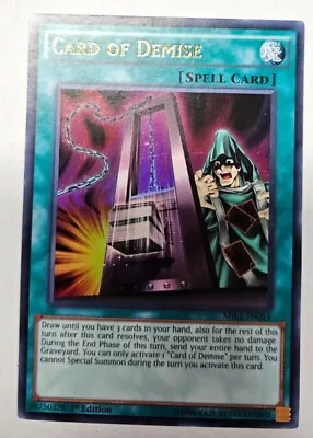 Card Of Demise | MIL1-EN014 | Ultra Rare NM 1st Ed | Yugioh • $15.50