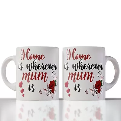 Mum Design Mug Ceramic Novelty Mug Gift Coffee Tea Cup Present Mothers Day • £8.99