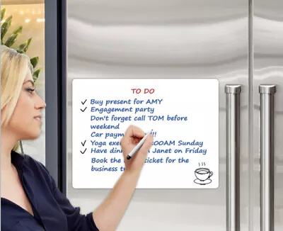 Dry Erase Magnetic Whiteboard A3 Pack Of 2 • £9.99