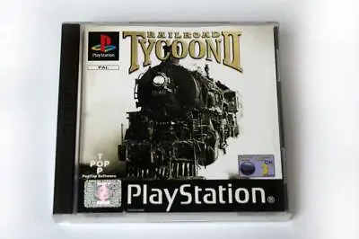 Railroad Tycoon 2 (Sony PlayStation 1 N/A) Video Game Quality Guaranteed • £9.91