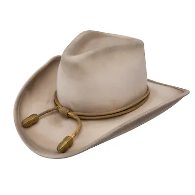 Stetson John Wayne Collection Fort Crushable Cowboy Hat Silver Belly 3 1/2  Brim • $129.95