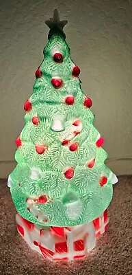 Vintage 1981 Christmas Tree Blow Mold Carolina Enterprises 13  Tabletop • $50