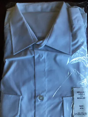 Pilot Security Shirt Male White Long Sleeve - Size 41 / 16 UK  Regular Fit  NEW • £10.99