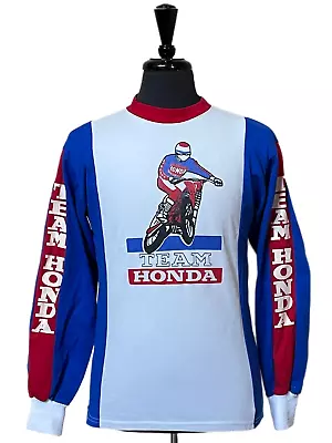 RARE Vintage TEAM HONDA Motocross JERSEY SHIRT • $175