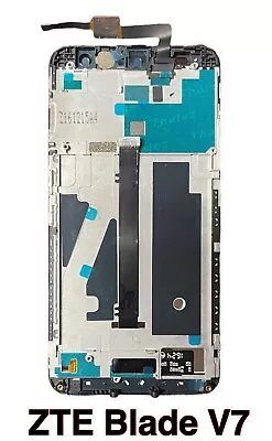 Zte Blade V7 With Frame Black Lcd Touch Screen Digitizer • $35