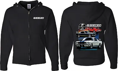 Ford Mustang Full Zip Hoodie Various Shelby Front And Back • $35.90