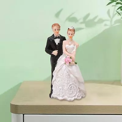 Wedding Couple Figurine Decorative Collectible For Party Restaurant Table • £8.45