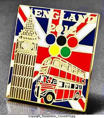 Olympic Pins 2012 England Union Jack Uk London Flag Double Decker Bus & Big Ben • $5.99