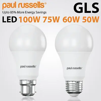 E27 B22 100W 75W 60W 50W Energy Savings Warm Cool Day Light LED GLS Globe Bulbs  • £3.49