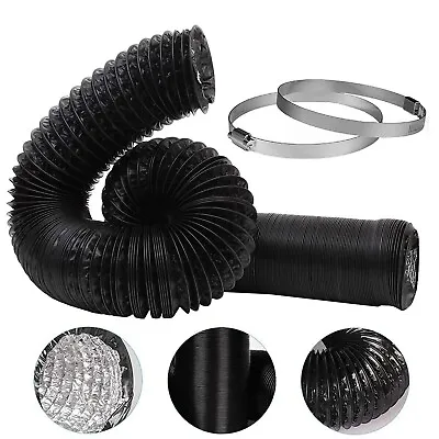 Flexible 4-8 Inch 10-25 Feet Aluminum Ducting Tube Dryer Vent Hose 4-Layer Home • $27.30