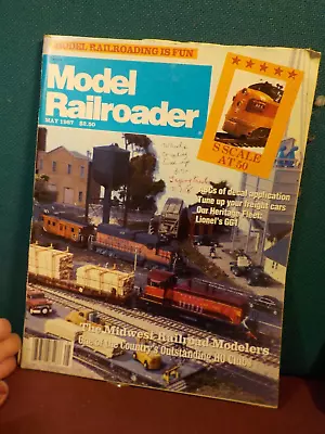 Vintage Model Railroader Magazine May 1987 • $0.99