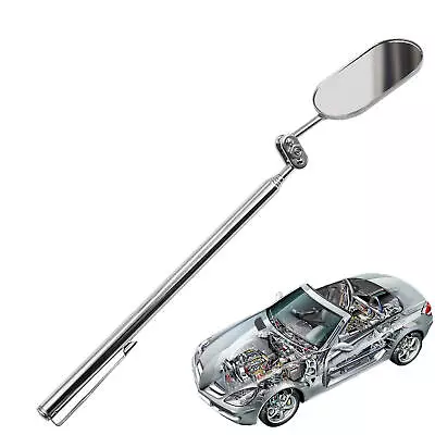 NEW Inspection Mirror Lighted Mechanic Telescoping Illuminate Swivel Extendable • $7.84