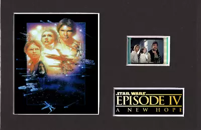 £5.99 • Buy Star Wars Episode 4 Replica 35mm Mounted Film Cell Display 6 X 4 V2