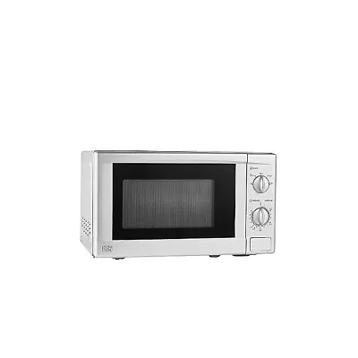 George Home GMM101S-19 700W Microwave Oven Freestanding 17L Silver • £44.99