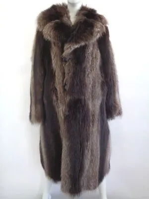 Showroom New Raccoon Racoon Fur Coat Jacket Men Man Size 36-38 Xs-s • $665.55