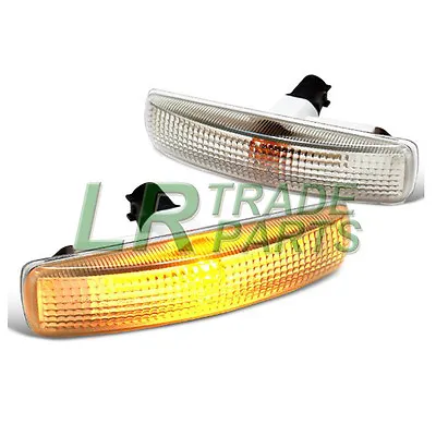 Land Rover Discovery 3 & 4 Clear Side Repeater Indicator Lights & Bulbs Included • $36.28