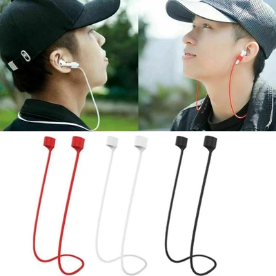 $2.18 • Buy Magnetic Silicone Anti-Lost Loop Sport Strap Rope For Airpods Earphone Bag X2S2