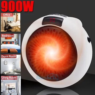 900W Portable Electric Space Heater Mini Heater Fan Heater Personal Small Heater • $16.99