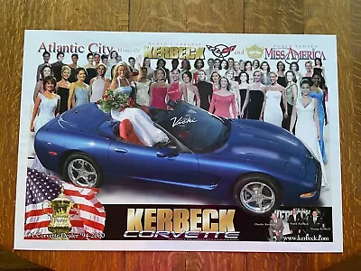 Corvette Poster Kerbeck C5 Blue Corvette Convertible • $14.99