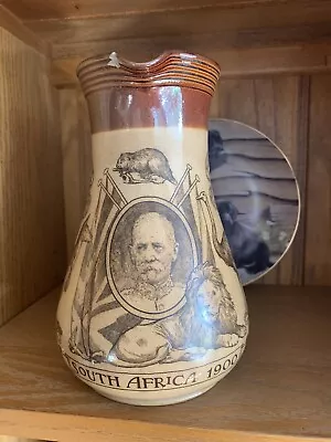 £74.95 • Buy Doulton Lambeth Boer War South Africa Commemorative Stoneware Jug