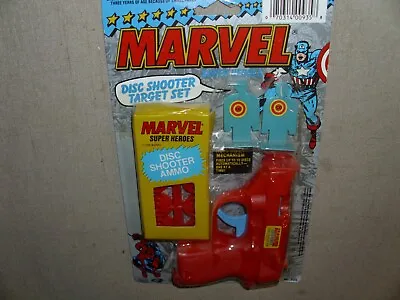 Vintage Marvel Super Heroes Disc Shooter Target Set Marvel Avenger New Moc 1990 • $69.99