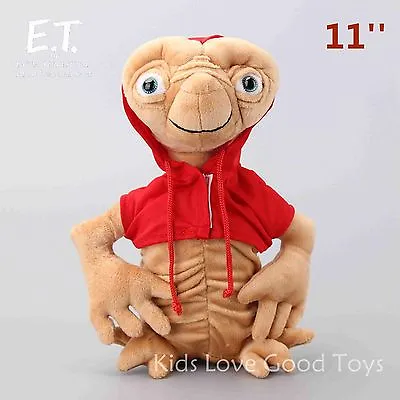 Cartoon E.T. Extra-Terrestrial Alien 11  Plush Soft Toy Stuffed Doll Big Teddy • $14.58