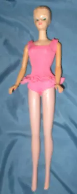 Vintage Miss Barbie #1060 In Original Swimsuit Melt Mark Replacement Legs TLC • $49.99