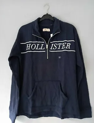 Hollister Sweater Jacket Navy Size XS Rrp £35 DH014 LL 10 • £22.49