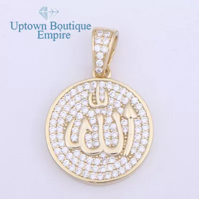 Small Allah Muslim Medallion Men Women's 925 Sterling Silver Pendant*EG • $23.99