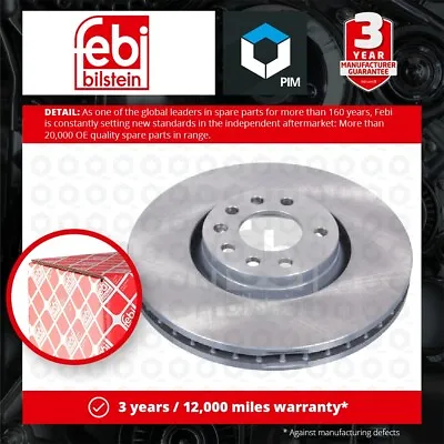 2x Brake Discs Pair Vented Fits VAUXHALL SIGNUM Z03 3.2 Front 03 To 08 Z32SE Set • $95.71