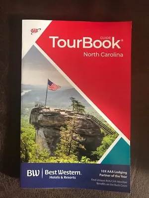 North Carolina Tour Book Guide AAA Atlas Maps Events Calendar 2020 Edition • $8.25