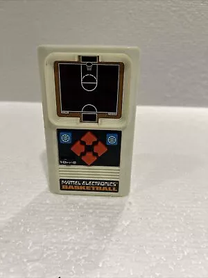 Vintage Mattel Electronics Basketball Handheld Game Tested And Works • $25