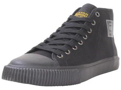 G-Star Raw Men's Meefic-BO-MID-M Sneakers Mid-Top Shoes Black • $109.95