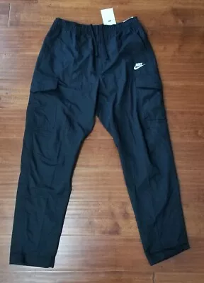 Nike Sportswear Unlined Utility Cargo Pants Black DD5207-010 Mens Large NEW • $57.97