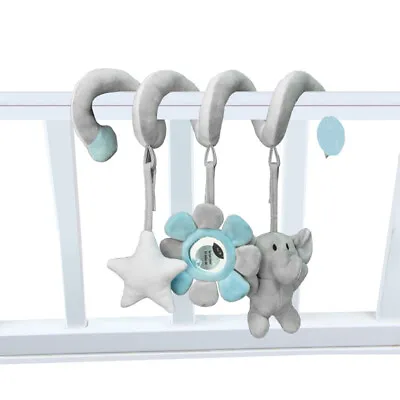 £9.64 • Buy Newborn Infant Baby Pram Handbell Bed Stroller Soft Hanging Toy Animal Rattle