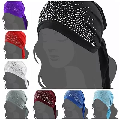 Headwear For Cancer Hair Loss Womens Scarf Pre Tied Chemo Hat Beanie Turban Gift • £6.35