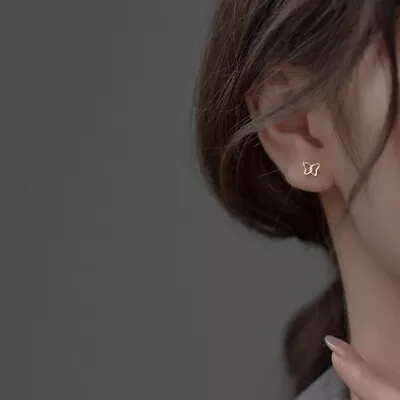 Butterfly Earrings Kpop Jewelry Women's Accessories Korean Style Earrings • $2.57
