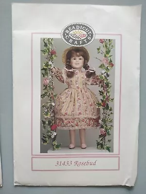 ROSEBUD Dress For 16-18  Doll - READICUT Sewing Pattern 31433 - New • $7.50