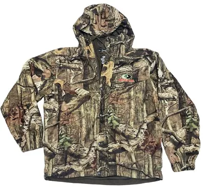Mossy Oak Break Up Microban Infinity Camo Insulated Jacket Full Zip/Button Med • $15.29