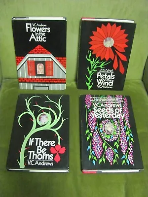 $19.95 • Buy LOT 4 V.C. Andrews DOLLANGANGER  Hardcover HC - Flowers In The Attic Bks 1-4