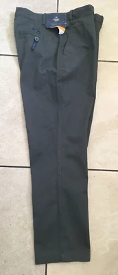 £19.91 • Buy Atlantic Bay BHS Flat Front 100% Cotton Slim Chinos Trousers W34 L29 BNWT Grey