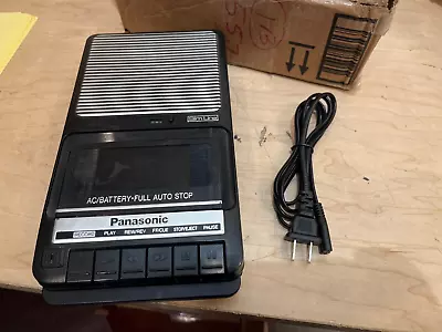 Panasonic Slim Line Portable Cassette Recorder PlayerRQ-2102 Vintage • $11.48