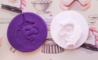 $7.16 • Buy Unicorn Style 1 Cookie Cutter And Embosser, Cookie Stamp 3D Printed