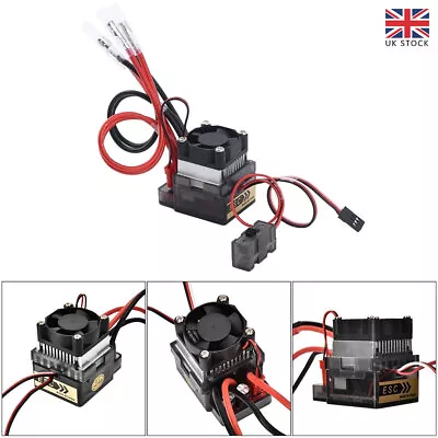 £13.26 • Buy Double Way 320A ESC Brush Motor Speed Controller With Fan For RC Car Boat Model