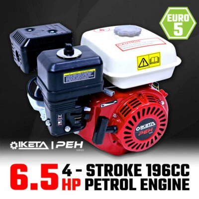 $199 • Buy 6.5HP OHV Petrol Engine Stationary Motor Horizontal Shaft Recoil Start