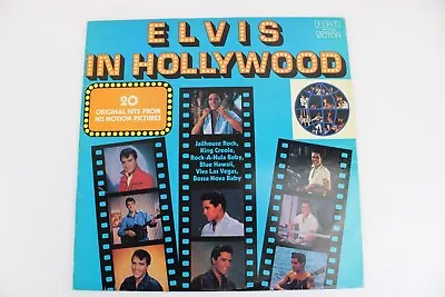 ELVIS IN HOLLYWOOD - 20 Hits From His Motion Pictures LP Record VPL 1 7130 • $8